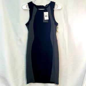 #2085 David Lerner, black and gray dress size medium business casual. NWOT